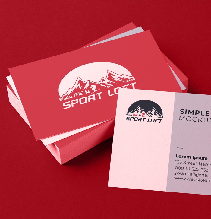 Business Card Red