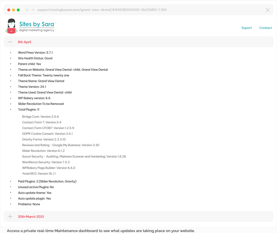 wp-stats WordPress Hosting and Maintenance Services
