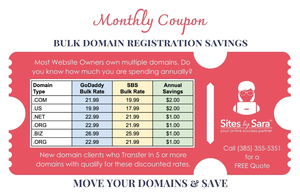 Monthly Coupon Domains